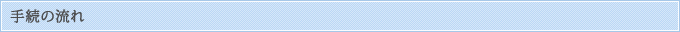 手続の流れ